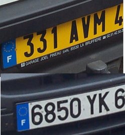 The system must be able to deal with different styles of licence plates